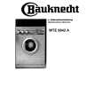 BAUKNECHT WTE9842 Manual de Usuario